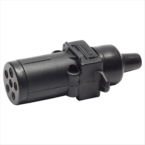 Narva Trailer Plug 6 Pin Round Small - Plastic