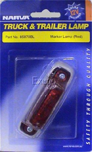 Narva Rear Marker Light Red Incandescent