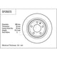 TRW Disc Brake Rotor Solid 300mm x 8.4 min