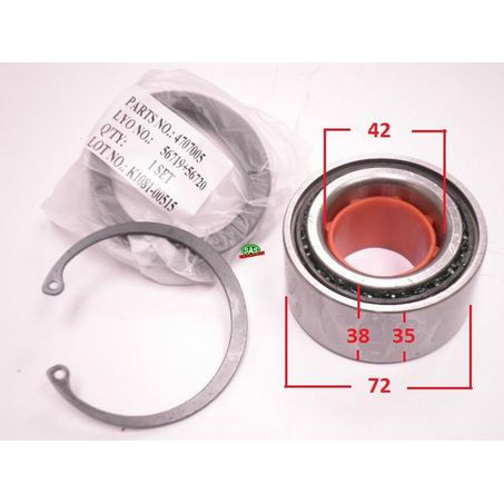 SAS AUTO PARTS WHEEL BEARING KIT WB701