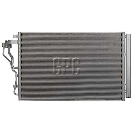 HANON SYSTEM Hanon Air Conditioning Condenser Parallel Flow (Subcooled) Inlet Pad Outlet Pad CNX01015