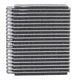 OEX Evaporator Core Plate and Fin Inlet Fitting Pad Outlet Fitting Pad