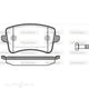 WOKING BRAKE PADS REAR AVW A4 A5 3.2 08>17 - P12433.00