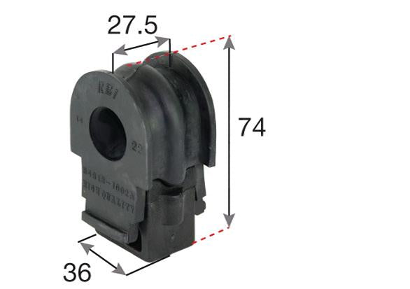 FRONT SWAY BAR D BUSHING NISSAN JUKE X-TRAIL QASHQAI 22mm ID - 28I036