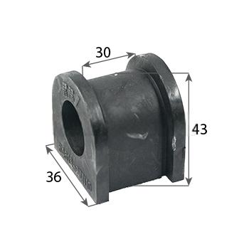 FRONT SWAY BAR MOUNT BUSHING NISSAN E24 25mm PAIR - 28I046