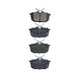 RDA GP MAX LOW METALLIC BRAKE PAD SET MITSUBISHI SMART VOLVO RDB1382