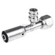 OEX Steel Fitting # 8 FOR - Reduced Beadlock #8 Straight With R134a Port