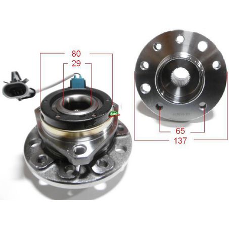 SAS AUTO PARTS SAS Wheel Hub HA6076
