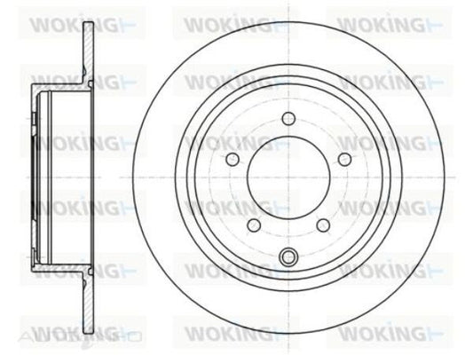 BRAKE DISC R MITSUBISHI 302mm 167mm H/BRAKE D61554.00