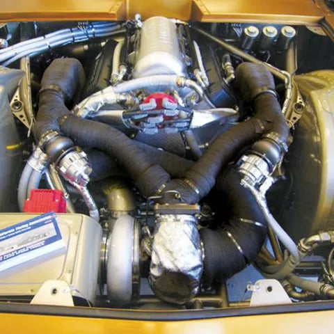 Heatshield Black Exhaust & Header Wrap – 2" x 7m Roll