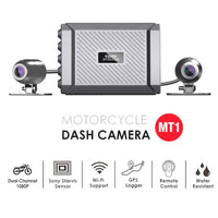 Viofo Dual Channel Motorcycle Dashcam – 1080P Front & Rear, Wi-Fi + GPS
