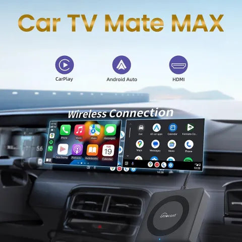 Ottocast Wireless USB Adapter for CarPlay & Android Auto | Plug-and-Play Connection Module