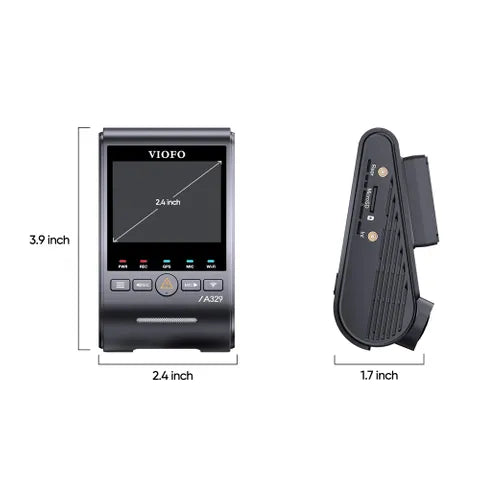 Viofo A329 4K Single Channel Dash Cam – WiFi 6 & GPS