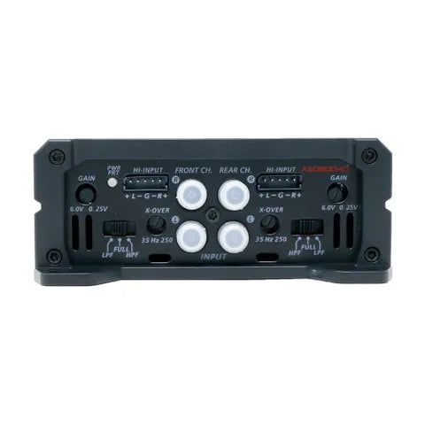 Cerwin-Vega XED Series 4-Channel Amplifier | 120W x 4 @ 2Ω / 80W x 4 @ 4Ω | Compact Full-Range Power