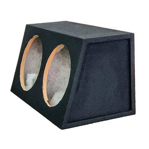 Universal Double 12" Subwoofer Enclosure | Vented, Black Carpet