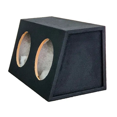 Universal Dual 10" Vented Subwoofer Enclosure | Black Carpet