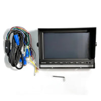 9” AHD 1080P Quad Monitor – 4 Camera Input Vehicle Surveillance Display