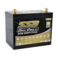 SSB 12V 85Ah AGM Deep Cycle Dual-Purpose Battery – 620CCA, Ultra High Performance (24X MF)
