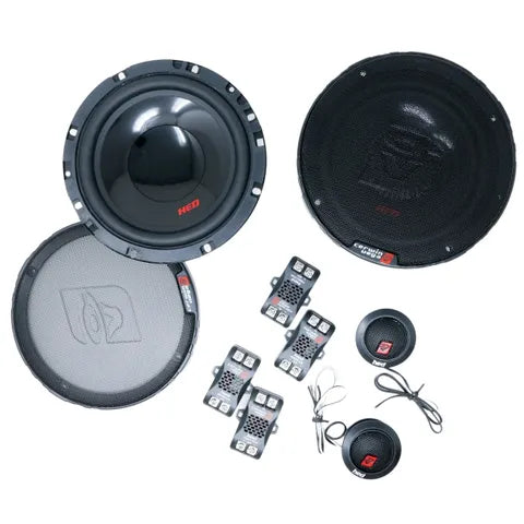 Cerwin-Vega HED Series 6.5" Component Speakers | 2-Way 400W Peak High-Energy Audio System