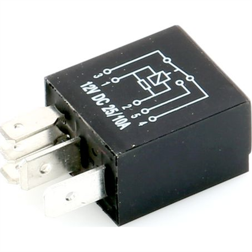 OEX Micro Relay 12V Change Over 25/10A - Resistor Protected