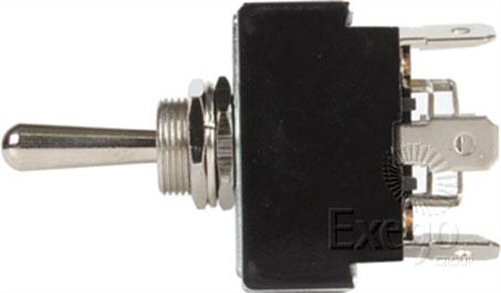 OEX Toggle Switch Mom On - Off - Mom On - DPDT (Contacts Rated 15A)