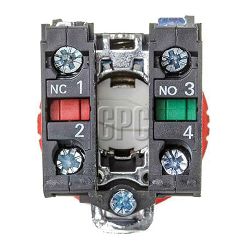 Emergency Stop Switch On - Off /Off - On. Panel mount ACX3438PANEL