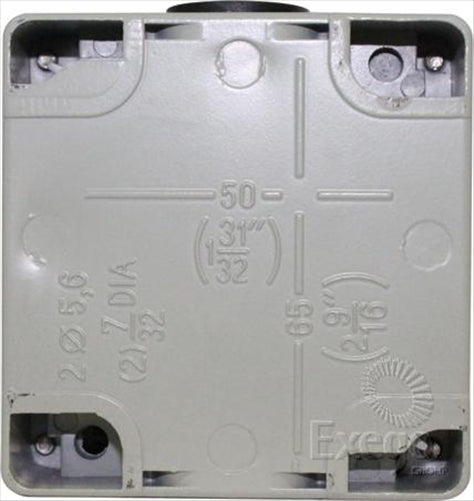 Emergency Stop Switch On - Off /Off - On. Metal enclosure ACX3438METAL