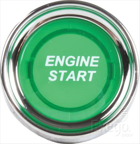 On/Off Push Button Switch Momentary LED Green ACX3674BL