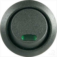 OEX Rocker Switch On/Off SPST 12V Green Illuminated (Contacts Rated 10A @