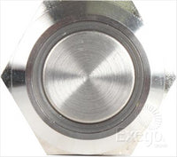 OEX LED Pre Wired Push Button On/Off SPST Green Illuminated 5A at 12V