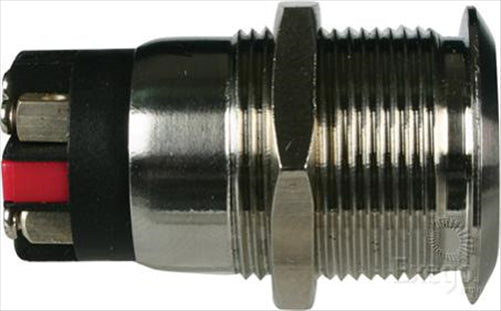 OEX LED Pre Wired Push Button On/Off SPST Green Illuminated 5A at 12V