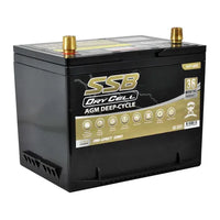 SSB 12V 60Ah AGM Deep Cycle Dual-Purpose Battery – 600CCA, Ultra High Performance