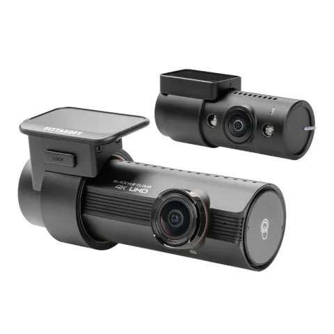 BlackVue DR970X-2CH IR Plus 4K UHD Dashcam System – Front & Interior, 64GB