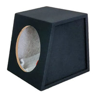 12" Single Subwoofer Box | Sealed Car Audio Sub Enclosure Black Carpet Finish