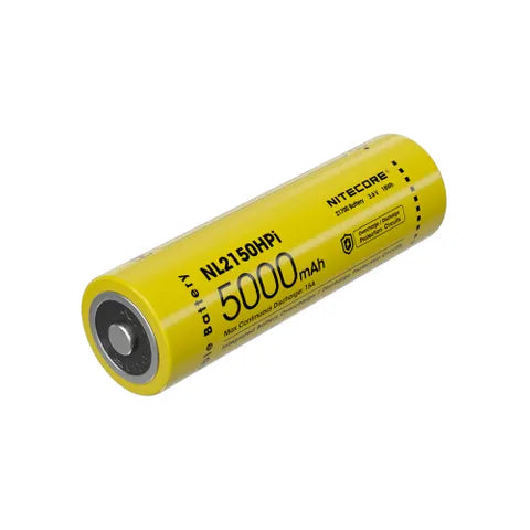 NITECORE 21700i 3.6V 5000mAh Li-Ion Rechargeable Battery â€“ High Capacity, Long-Lasting