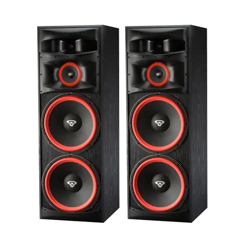 Cerwin Vega XLS Series Dual 15” 3-Way Full-Range Floor Speakers – 600W Max (Pair)