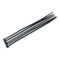 Heavy-Duty 12" Cable Ties | 300mm x 4.8mm Black Nylon Zip Ties (Pack of 100)