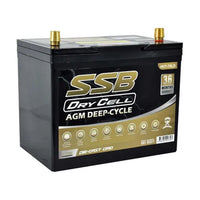 SSB 12V 85Ah AGM Deep Cycle Dual-Purpose Battery – 620CCA, Ultra High Performance (24LX MF)
