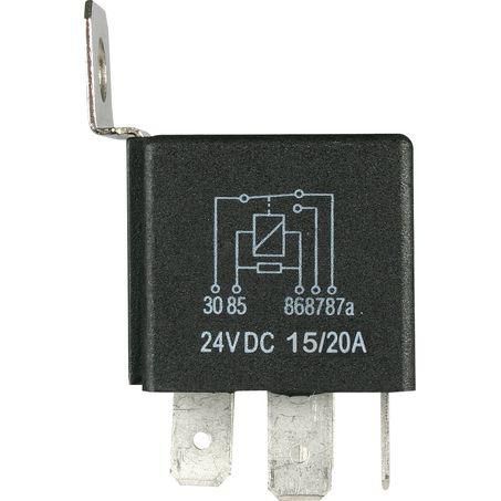 OEX Mini Relay 24V Change Over 15/20A 5 Pin - Resistor Protected