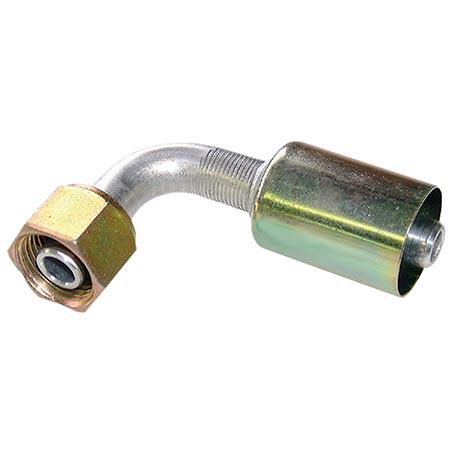 Atco Aluminium Fitting # 8 FOR - Beadlock #8 90° BLX1322