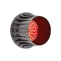 LED AUTO LAMPS Technologies Traffic Advisory Light Red LED 12v Only Red Lens 10cm Ca