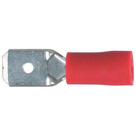 Thunder Crimp Terminal Male Blade Red 6.3mm 14Pk TDR06021