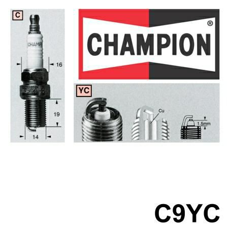 Champion Copper Plus Spark Plug C9YC
