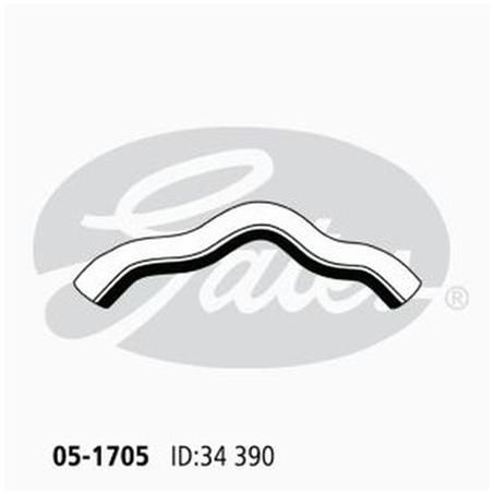 Gates Radiator Hose Upper 05-1705