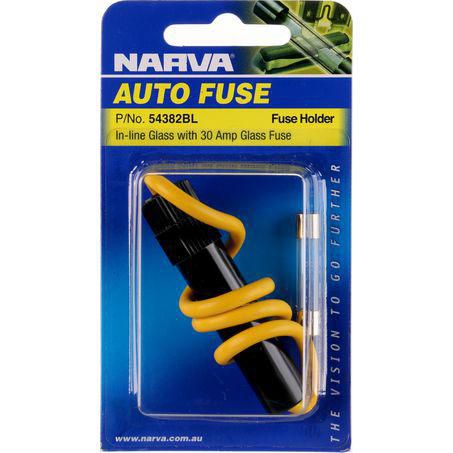Narva IN LINE GLASS FUSE HOLDER 3AG 1 WAY 30A 1 PCE