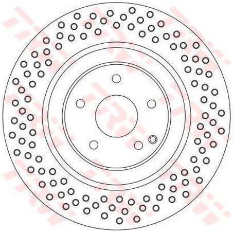 TRW Brake Rotor 345mm x 28 Min