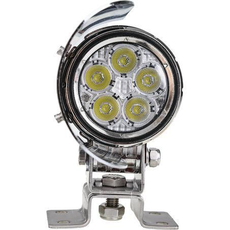 OEX Mirror Mount Work Light with Glare Shield - Chrome LLX4005