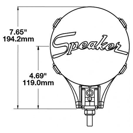 JW SPEAKER LED Driving Light - Speaker TS3000R Flood Beam 0548011