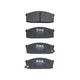 RDA BRAKES RDA GP Max General Purpose Low Metallic Brake Pad Set RDB345