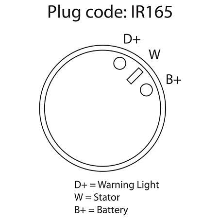 OEX Alternator 12V 65A Lucas Style LXA119
